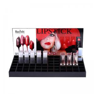 Counter plexiglass square lipstick display stand 
